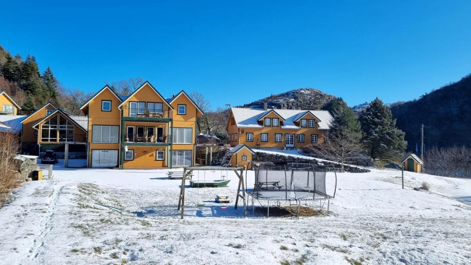 Hausvikstranda Lyngdal Esterno foto