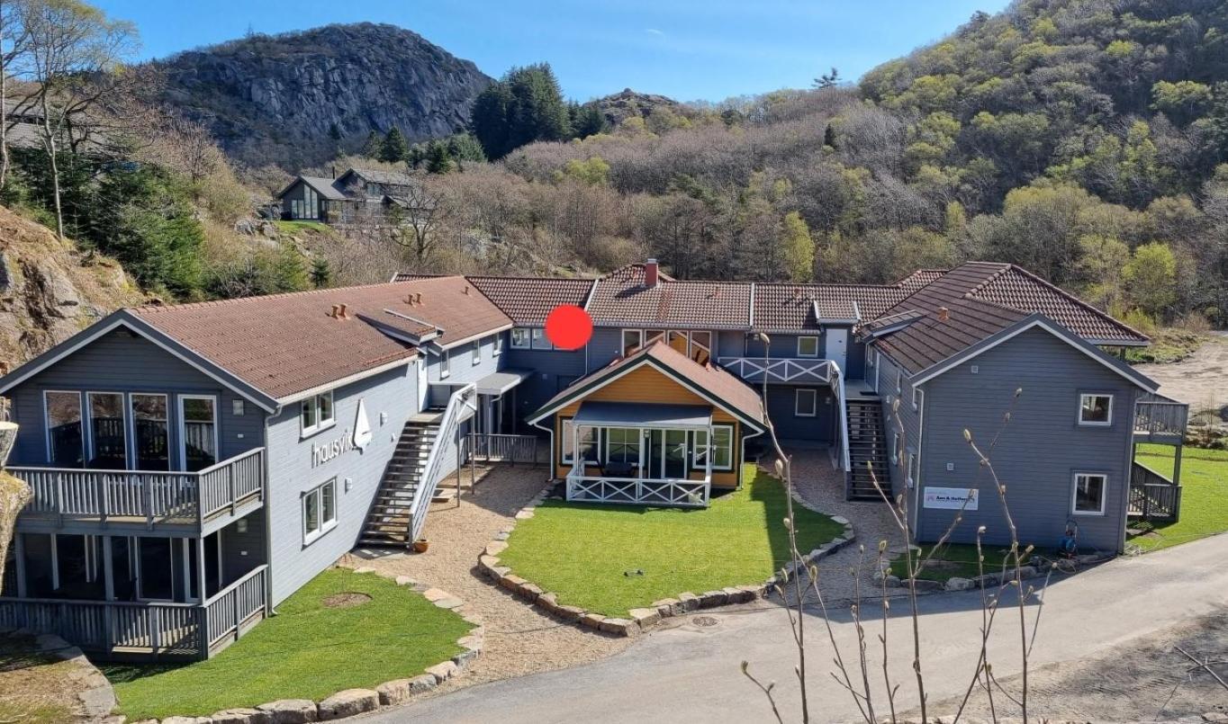 Hausvikstranda Lyngdal Esterno foto